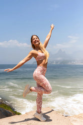 ORXFIT LEGGINS PINK WAVE